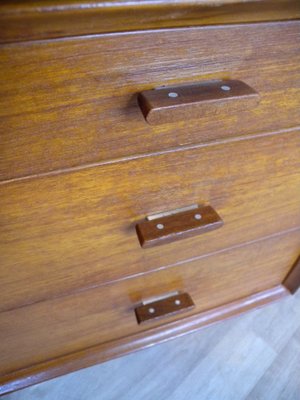 Large Model 207 Desk in Teak by Arne Vodder for Sibast, Denmark, 1950s-FEO-1776159