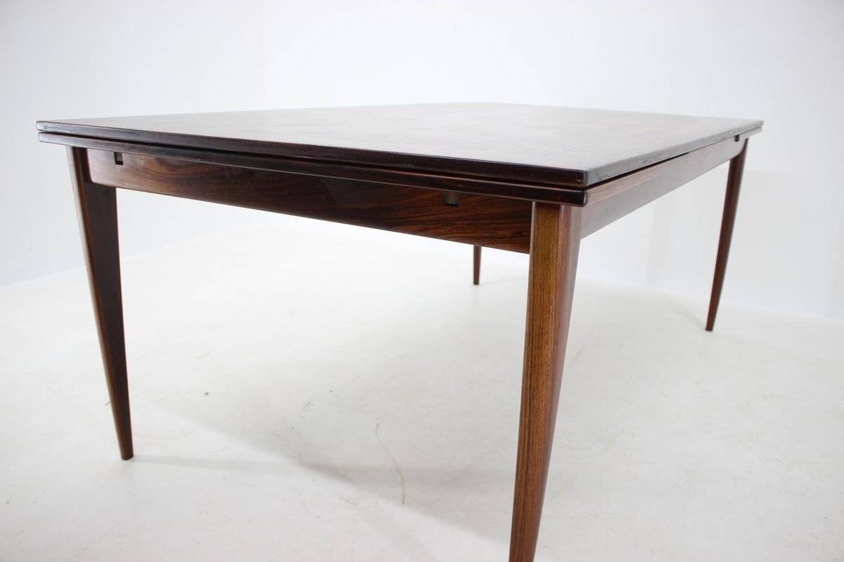 Large Model 254 Rosewood Dining Table by Otto Moller, 1960s