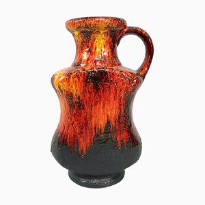 Large Model 607/45 Fat Lava Ceramic Floor Vase from Dümler & Breiden, 1960s-ZCY-1376071