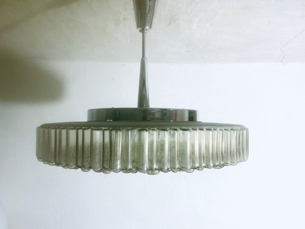 Large Model P111 Ceiling Lamp from Motoko Ishii for Staff, 1960