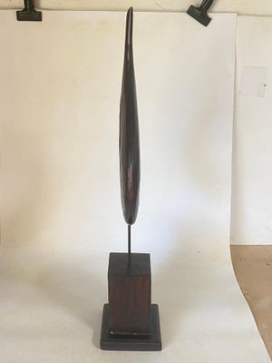 Large Modern Abstract Wood Sculpture-UR-1780808