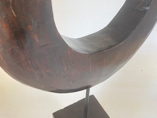 Large Modern Abstract Wood Sculpture-UR-1780808