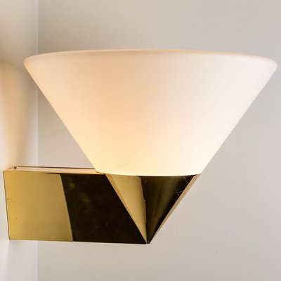 Large Modern Wall Lamps attributed to Glashütte Limburg, 1970, Set of 2-VDW-1416531