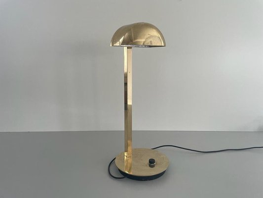 Large Modernist Brass Desk Lamp from Hillebrand, Germany, 1960s-RDS-1738286