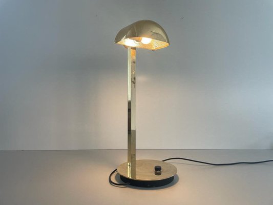 Large Modernist Brass Desk Lamp from Hillebrand, Germany, 1960s-RDS-1738286