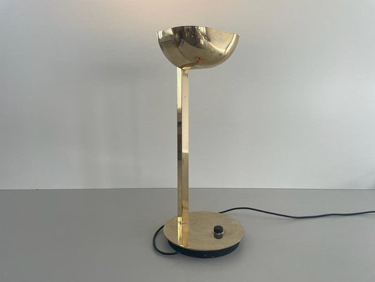 Large Modernist Brass Desk Lamp from Hillebrand, Germany, 1960s-RDS-1738286