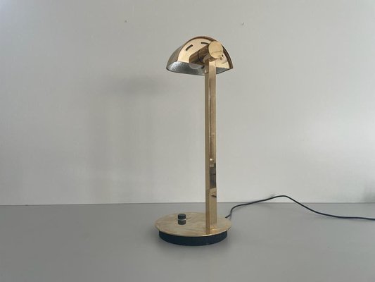 Large Modernist Brass Desk Lamp from Hillebrand, Germany, 1960s-RDS-1738286