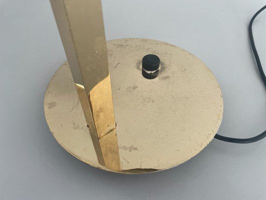 Large Modernist Brass Desk Lamp from Hillebrand, Germany, 1960s-RDS-1738286