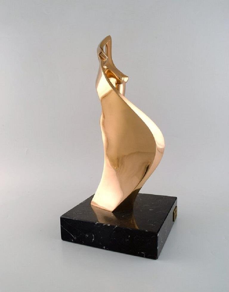 Large Modernist Female Figurine in Bronze by Tony Morey for Italica, Spain