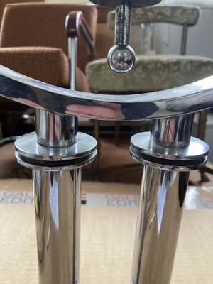 Large Modernist Machine Age Candlesticks, 1930s, Usa., Set of 2-XHV-1104590