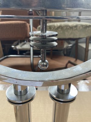 Large Modernist Machine Age Candlesticks, 1930s, Usa., Set of 2-XHV-1104590