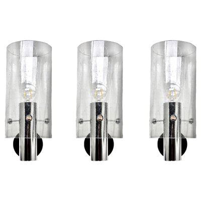 Large Modernist Wall-Lights by Bega for Limburg, Set of 3-MJY-1150478