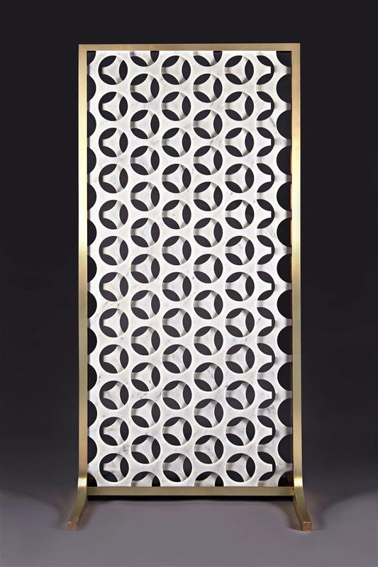 Large Moiré Screen by Paolo Ulian for Bufalini Marmi