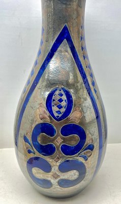 Large Monumental Handmade and Hand-Glazed Floor Vase, 1950s-MJY-1395411