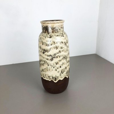 Large Multi-Color 204-41 Fat Lava Floor Vase Pottery from Scheurich, 1970s-QZ-1143228