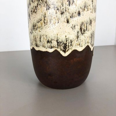 Large Multi-Color 204-41 Fat Lava Floor Vase Pottery from Scheurich, 1970s-QZ-1143228