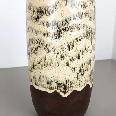 Large Multi-Color 204-41 Fat Lava Floor Vase Pottery from Scheurich, 1970s-QZ-1143228