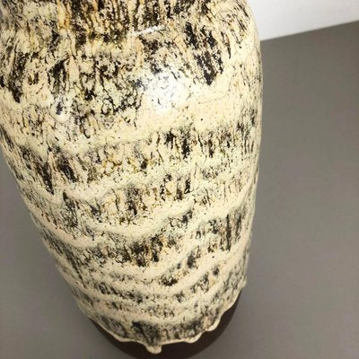 Large Multi-Color 204-41 Fat Lava Floor Vase Pottery from Scheurich, 1970s-QZ-1143228