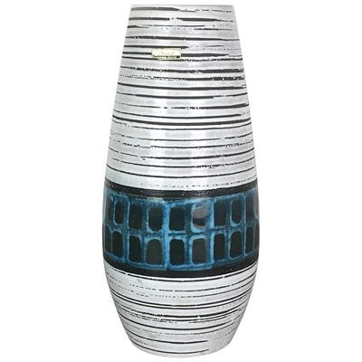 Large Multi-Color Fat Lava Europ Line Vase from Scheurich, Germany, 1970s-QZ-1137793