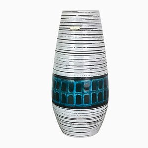 Large Multi-Color Fat Lava Europ Line Vase from Scheurich, Germany, 1970s-QZ-1137793