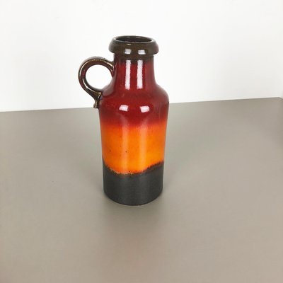 Large Multi-Color Fat Lava Vase from Scheurich, Germany, 1970s-QZ-1089667