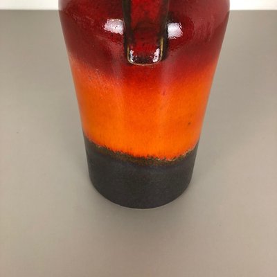 Large Multi-Color Fat Lava Vase from Scheurich, Germany, 1970s-QZ-1089667