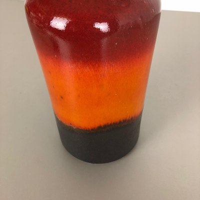 Large Multi-Color Fat Lava Vase from Scheurich, Germany, 1970s-QZ-1089667