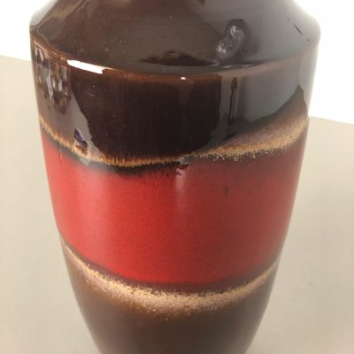 Large Multi-Color Pottery 239-41 Fat Lava Vase from Scheurich, 1970s-QZ-1114597