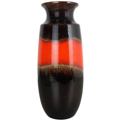 Large Multi-Color Pottery Fat Lava 239-41 Floor Vase from Scheurich, 1970s-QZ-1114551