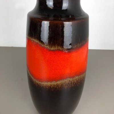 Large Multi-Color Pottery Fat Lava 239-41 Floor Vase from Scheurich, 1970s-QZ-1114551