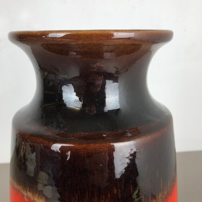 Large Multi-Color Pottery Fat Lava 239-41 Floor Vase from Scheurich, 1970s-QZ-1114551