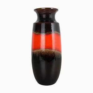 Large Multi-Color Pottery Fat Lava 239-41 Floor Vase from Scheurich, 1970s-QZ-1114551