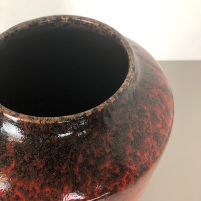 Large Multi-Color Pottery Super Fat Lava 517-45 Vase from Scheurich WGP, 1970s-QZ-1134672