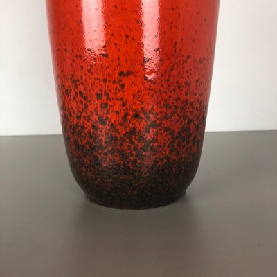 Large Multi-Color Pottery Super Fat Lava 517-45 Vase from Scheurich WGP, 1970s-QZ-1134672