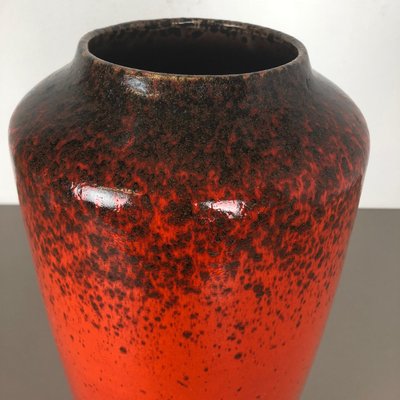 Large Multi-Color Pottery Super Fat Lava 517-45 Vase from Scheurich WGP, 1970s-QZ-1134672