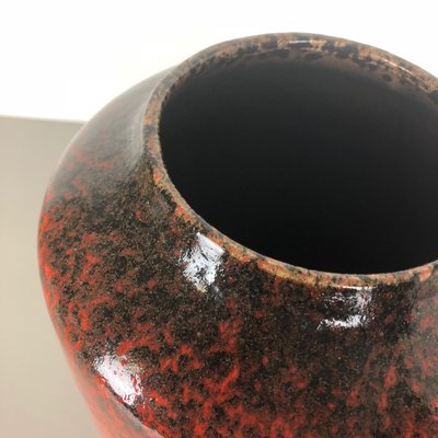 Large Multi-Color Pottery Super Fat Lava 517-45 Vase from Scheurich WGP, 1970s-QZ-1134672