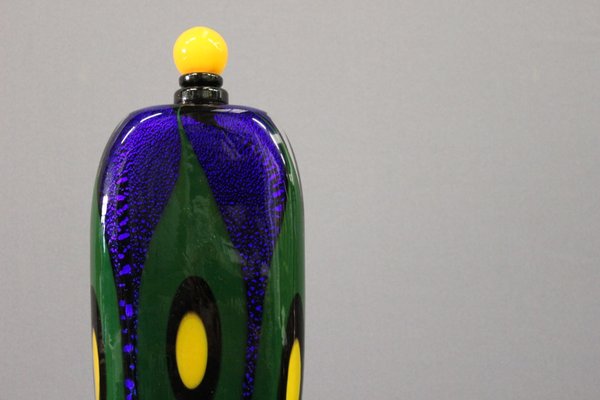 Large Multi-Layered Glass Vase by Alain Guillot, 1992-BCR-868740