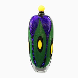 Large Multi-Layered Glass Vase by Alain Guillot, 1992-BCR-868740