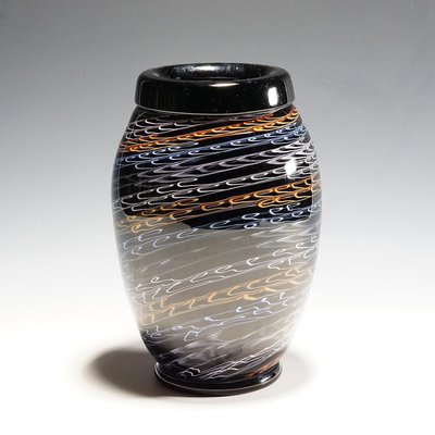 Large Murano Art Glass Vase by Master Paolo Crepax, 1990s-KJP-1305857