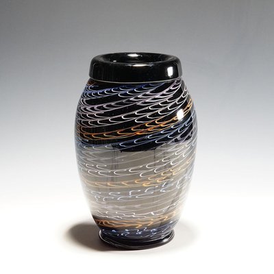 Large Murano Art Glass Vase by Master Paolo Crepax, 1990s-KJP-1305857