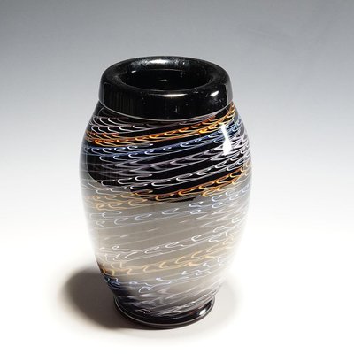 Large Murano Art Glass Vase by Master Paolo Crepax, 1990s-KJP-1305857