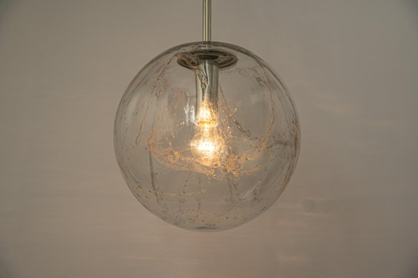 Large Murano Ball Pendant Light by Doria, Germany, 1970s-UGR-1294401