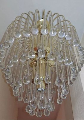 Large Murano Chandelier from Venini, 1960s-KRH-2036769