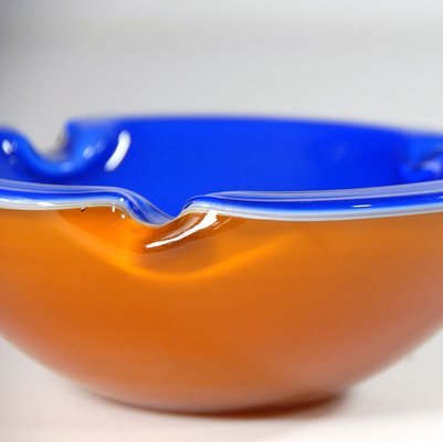 Large Murano Glass Ashtray attributed to Seguso, 1970s-GIW-1782095