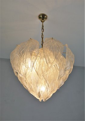 Large Murano Glass Ceiling Lamp from Mazzega, 1960s-FPY-569462