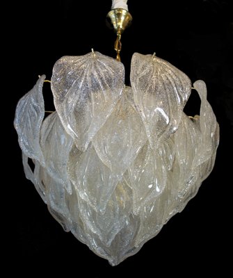 Large Murano Glass Ceiling Lamp from Mazzega, 1960s-FPY-569462