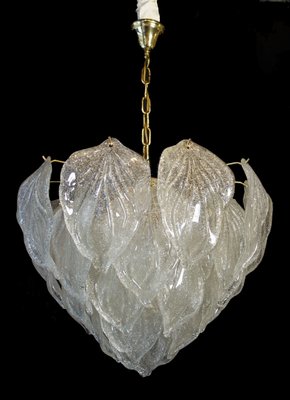 Large Murano Glass Ceiling Lamp from Mazzega, 1960s-FPY-569462