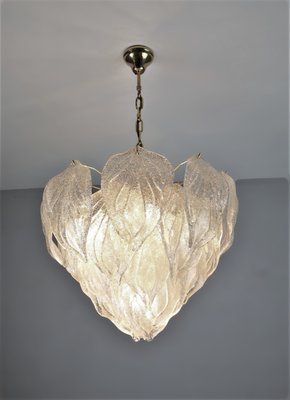 Large Murano Glass Ceiling Lamp from Mazzega, 1960s-FPY-569462