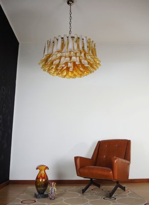 Large Murano Glass Chandelier in Murano Glass and Nickel Plated Metal, 1990s-FHZ-1818496