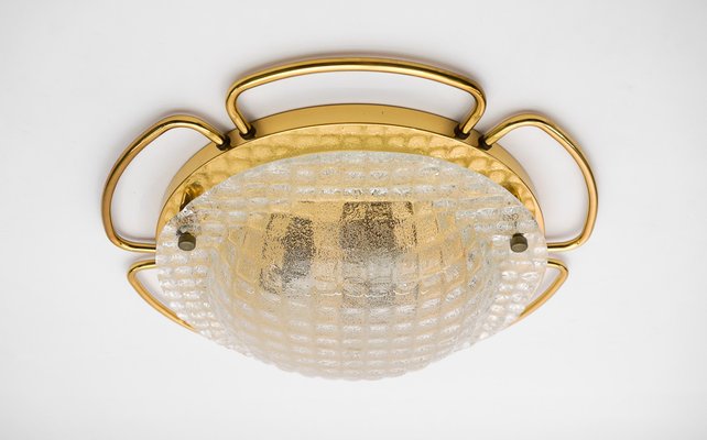 Large Murano Glass Flush Mount, 1960s-KQB-1728731